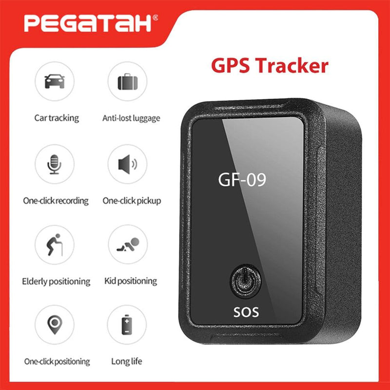 Mini Rastreador GPS Portátil - Rastreia e Grava Áudio - GF-09