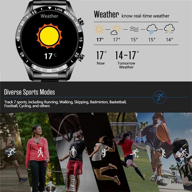 Smartwatch de Luxo - Modern Iron